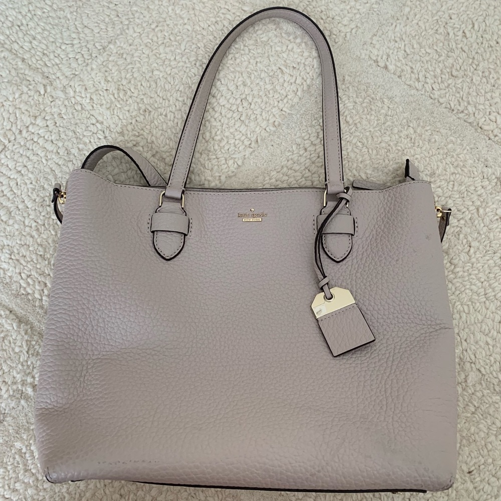 Kate Spade cream bag.